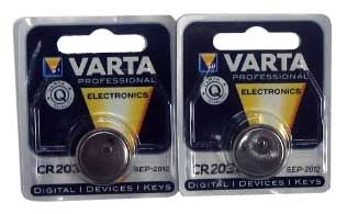 Batteries, Set of two CR2032 MPN-SMCR2032