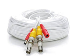 100' RG59 Siamese Cable Bnc Males And Power Leads