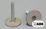 Weld Mount 1.50" Tall 1/4 x 20 ST125-1420-24SS SS Stud 1.25" Base 10 Pack