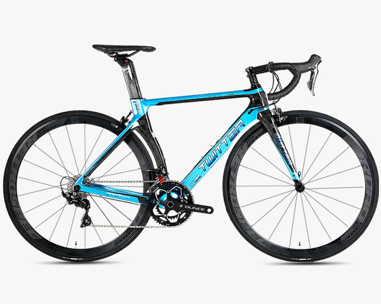 Twitter T-10 Pro Carbon Road Bike | Shimano Claris R2000 | 8.7kg Aero Racing Edition