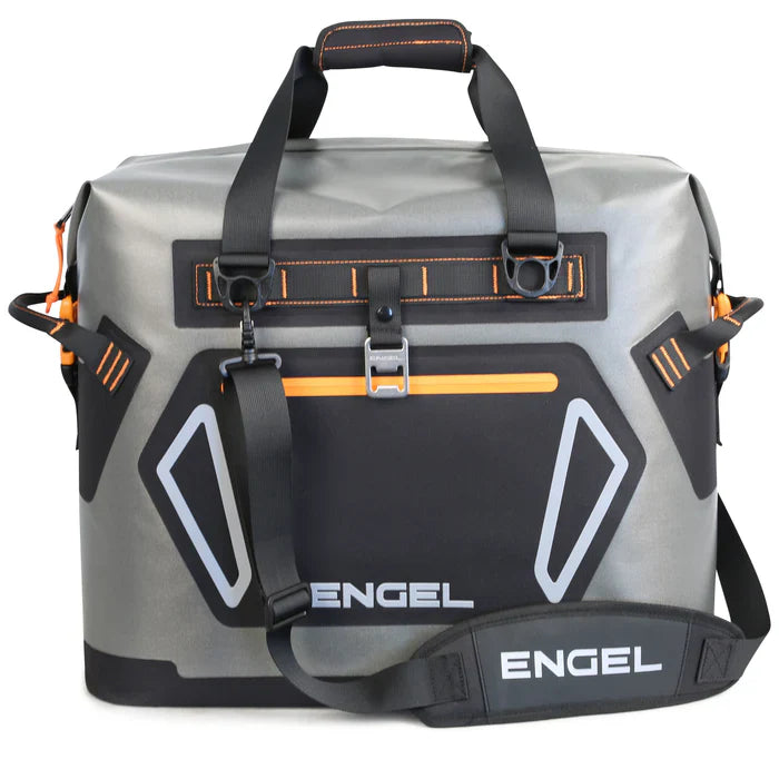 Engel HD30 Heavy-Duty Soft Sided Cooler Bag - Dark Gray/Orange image