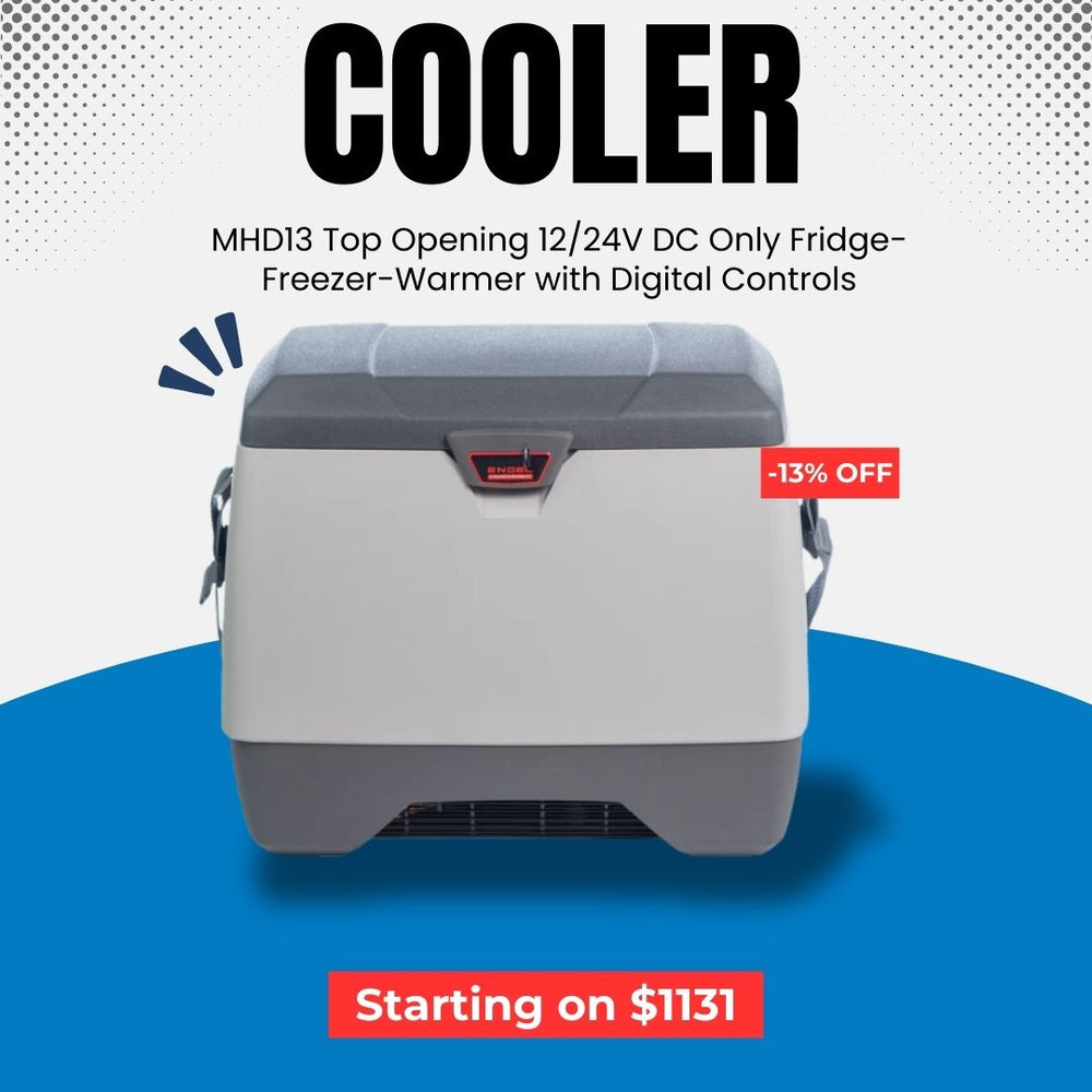 Engel MHD13 Top Opening 12/24V DC Only Fridge-Freezer-Warmer with Digital Controls image 0