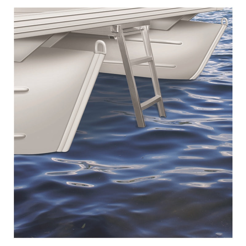 JIF Marine Under Deck Pontoon Ladder 4 Step, model CSD2, Tables Ladders, view 2