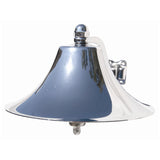 White Cap Bell 8" Chrome Brass Horns - view 2