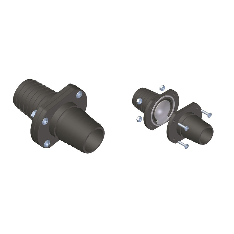 T-H Marine Inline Scupper 1-1/2" MPN - ILS-1500-DP