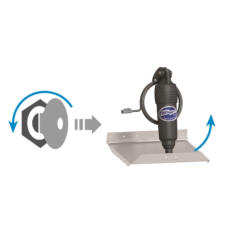 Bennett Marine Auto Tab Retractor 12V Hydraulic - view 2