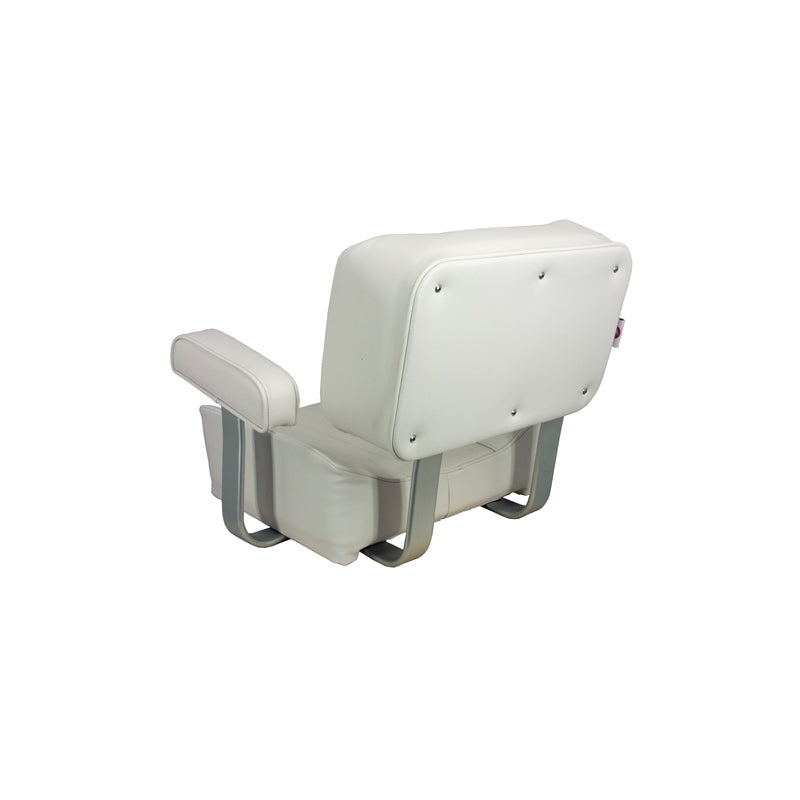 DELUXE PILOT CHAIR W/ARMREST WHT