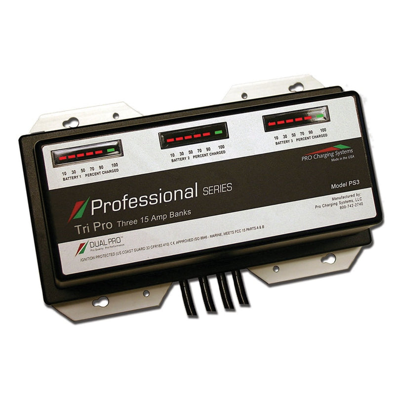 Pro Charging Systems Pro Series Batt Charger 3-Bank 45A, model PS3, Battery Chargers, view 2