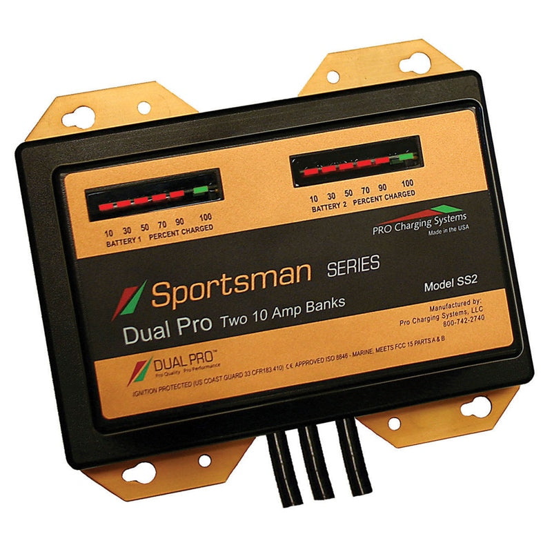 Pro Charging Systems Sportsman Batt Charger 2-Bank 20A, model SS2, Battery Chargers, view 2