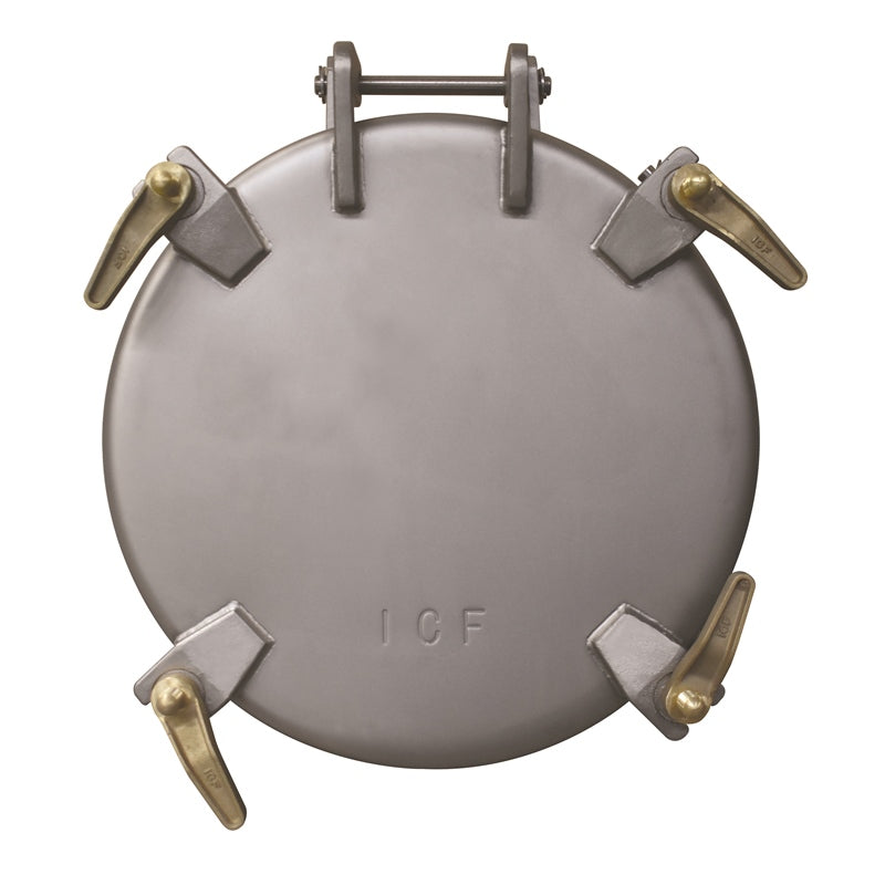 ICF Drop Bolt Hatch Rnd 19" Rsd 5"" 4 Dog Stainless Steel Heavy Commercial - view 2