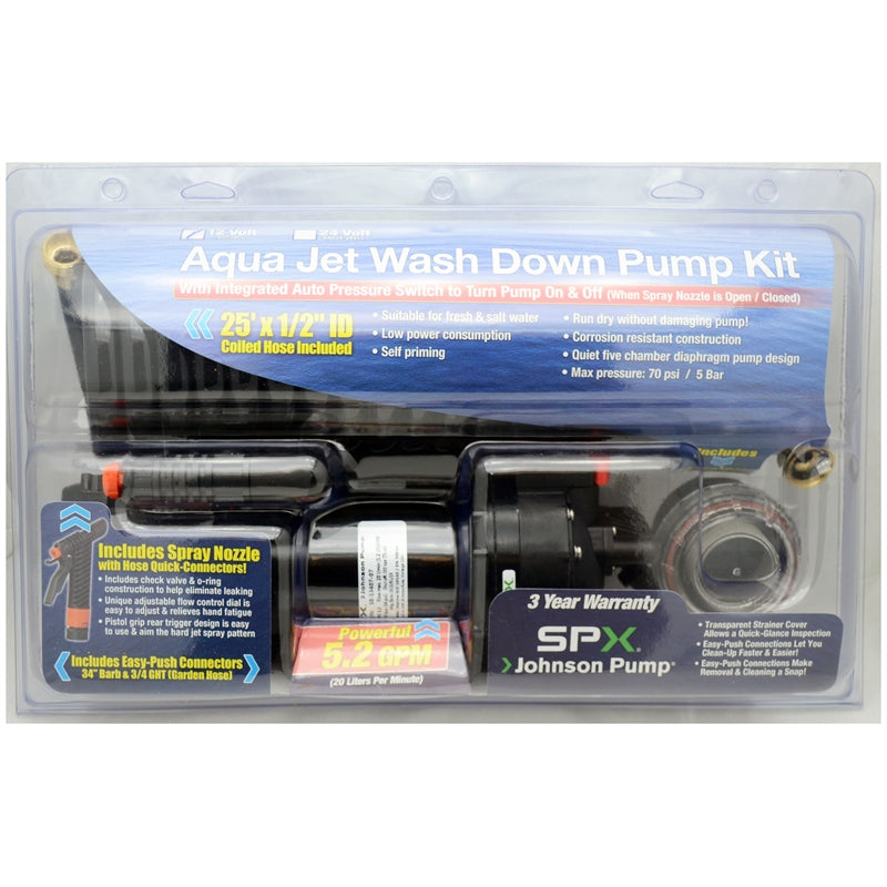 Johnson Pump Aqua Jet Washdown Kit 5.2Gpm, model 64534CL, Galley Equipment, view 2