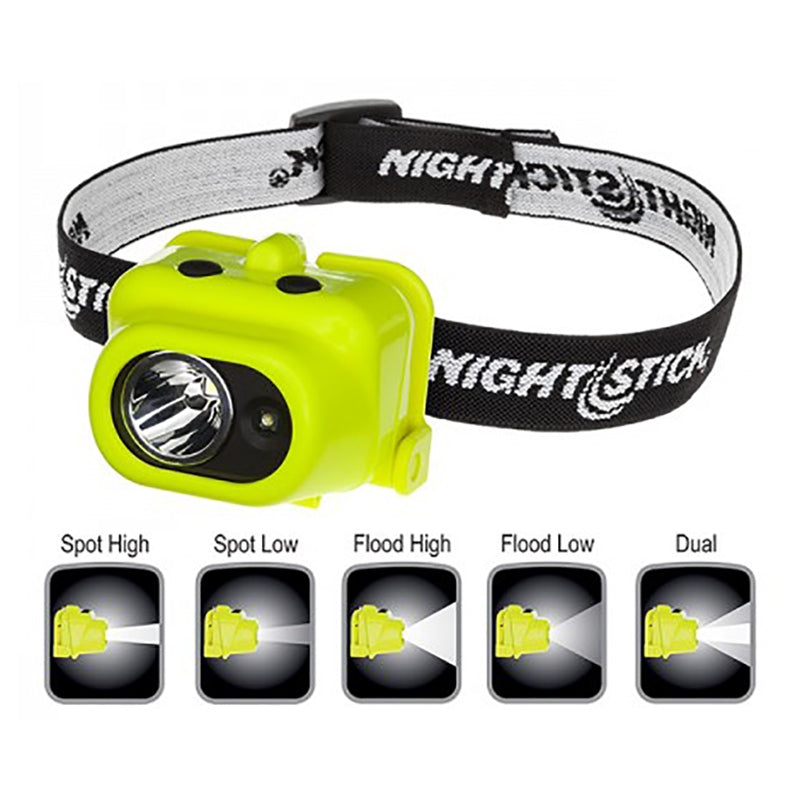 Nightstick Hdlamp LED Spt/Fld I.S., model XPP-5454G, Batteries, view 2