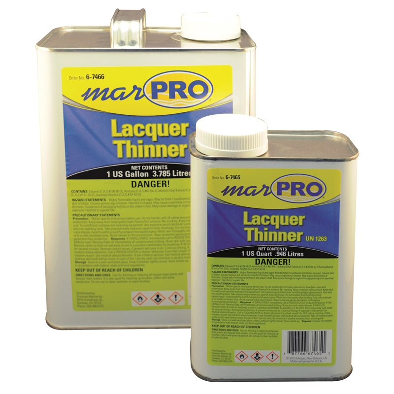 Marpro Lacquer Thinner Gl 7#, model 6-7466, Fiberglass - Chemicals, view 2