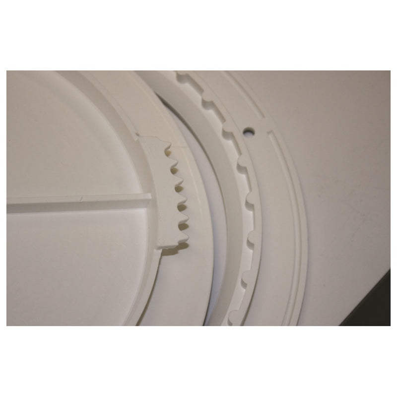 T-H Marine Deck Plate Quick Release White 6" General Hardware - view 2