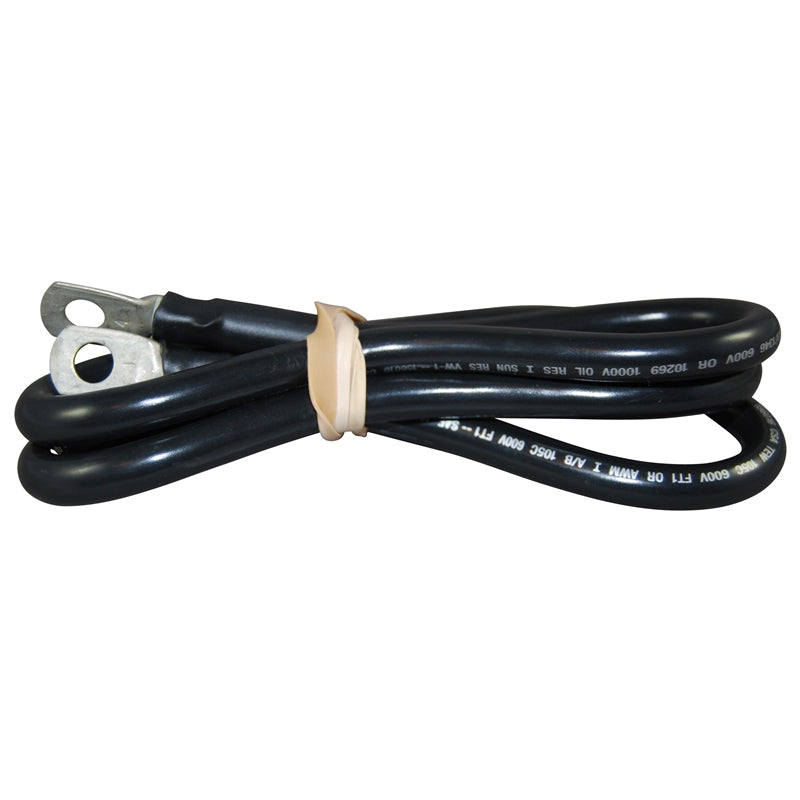Marpac Battery Cable Assm 4 AWG X 36" Blk 3/8", model 7-4065, Wire Terminals, view 2