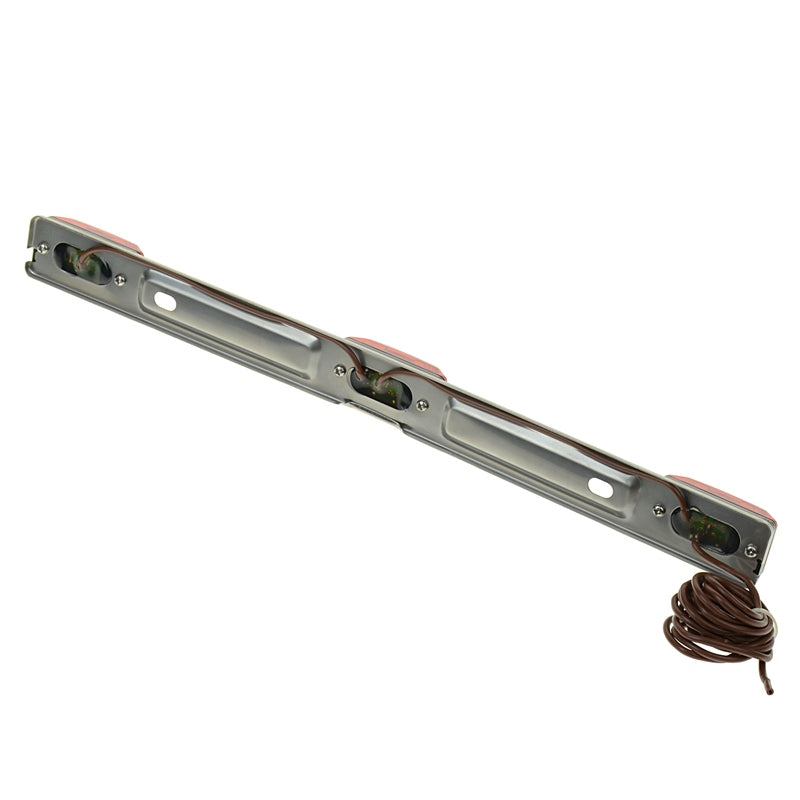 Marpac Trailer Light Bar LED Stainless Steel 14" Mini Red Trailer Lights Wiring - view 2