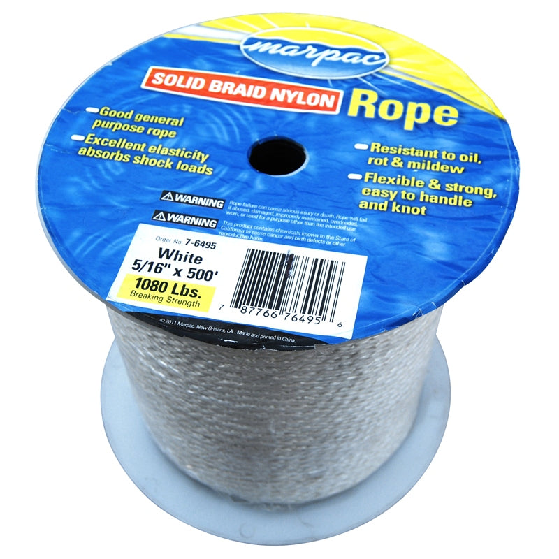 Marpac Rope Spool Solid Braid Nylon 500 X 5/16", model 7-6495, Rope, view 2