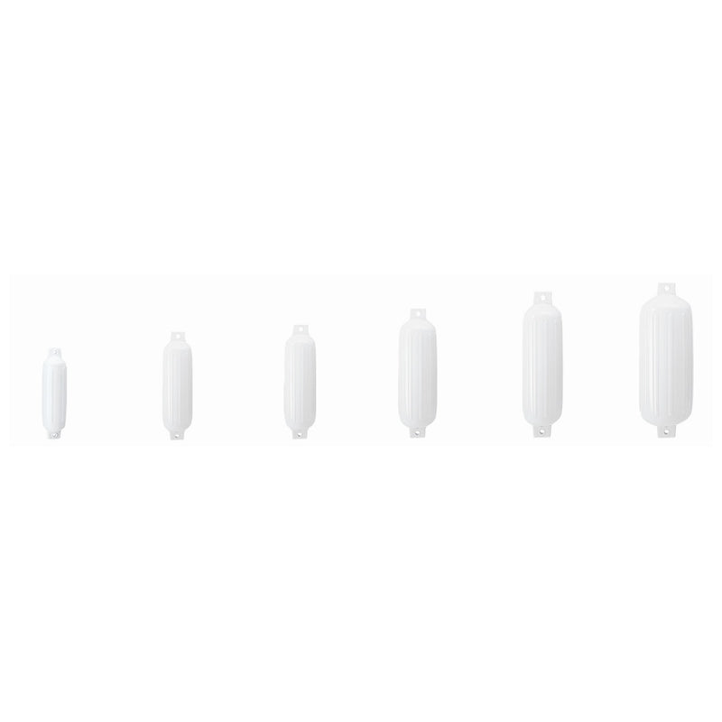 Polyform Fender 8.8" X 26.8", model G-5 WHITE, FenderBuoy, view 2