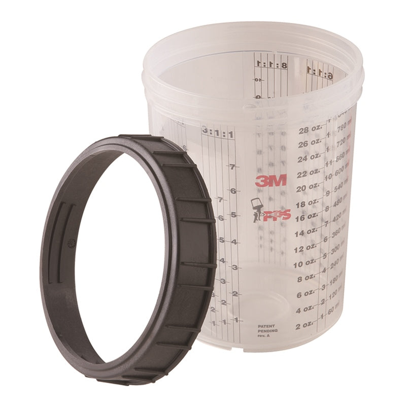 3M Pps Cup with Collar Std 2BX Painting Accesories - view 2
