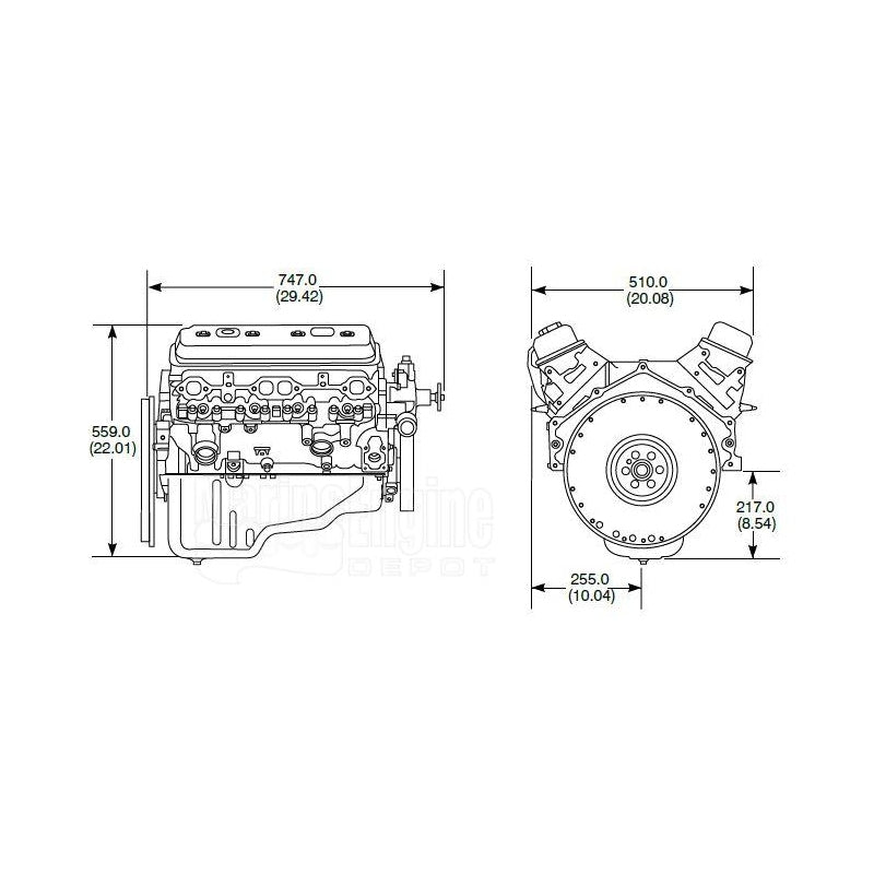 Marine Power USA 5.7(350) Base Carburetor, model 881579, Engines, view 2