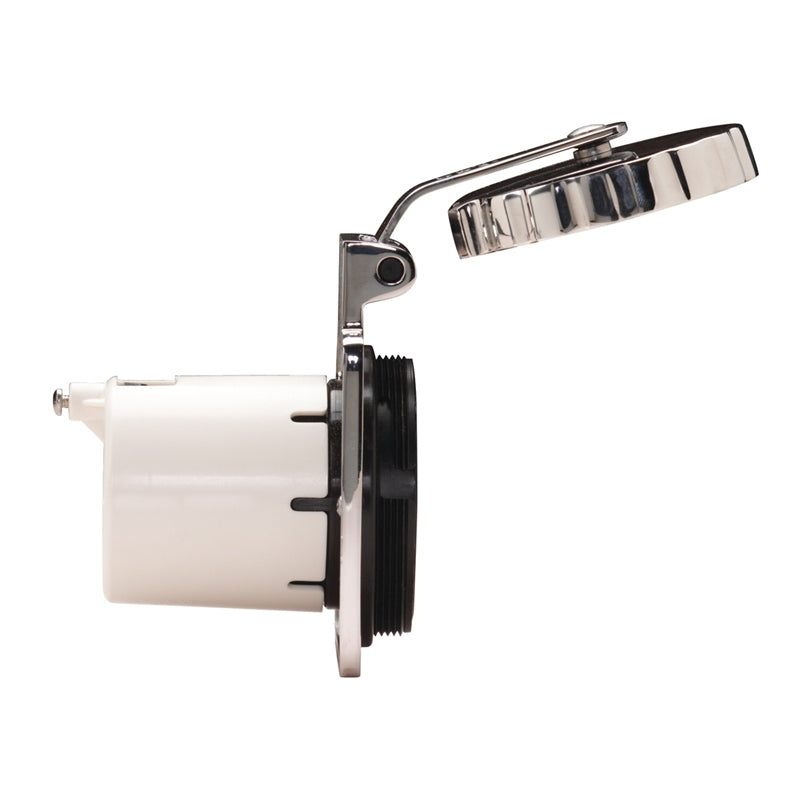 Marinco 30AMP 125V Power Inlet Stainless Steel Shorepower - view 3