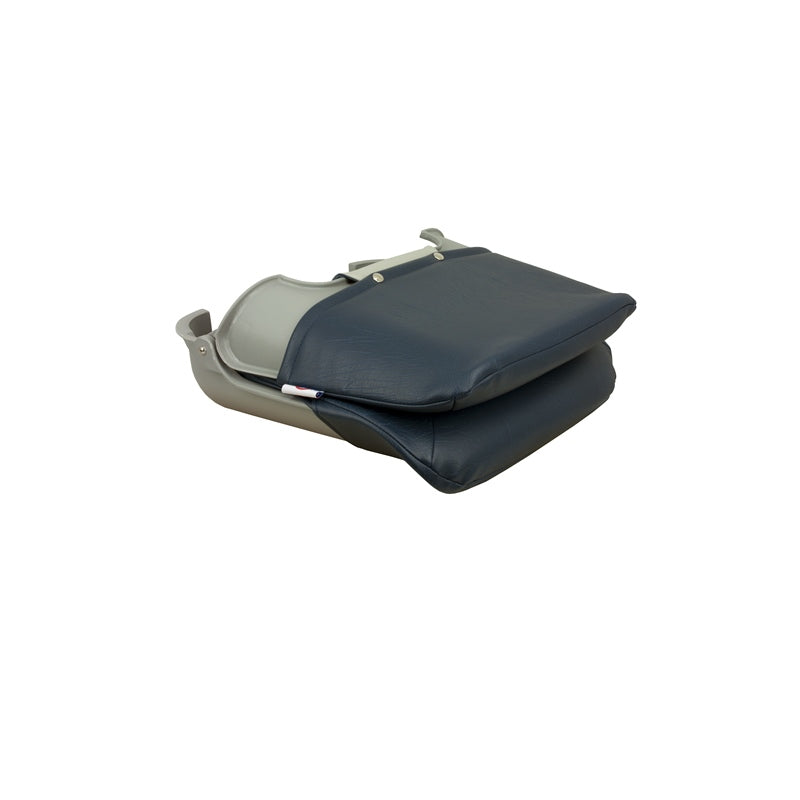 Springfield Marine Molded Fold Seat Gry with Blue-Gry Cushion Chairs - view 3