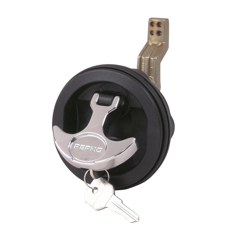 Perko T-Handle Flush Lock Black Offset Cam General Hardware - view 4