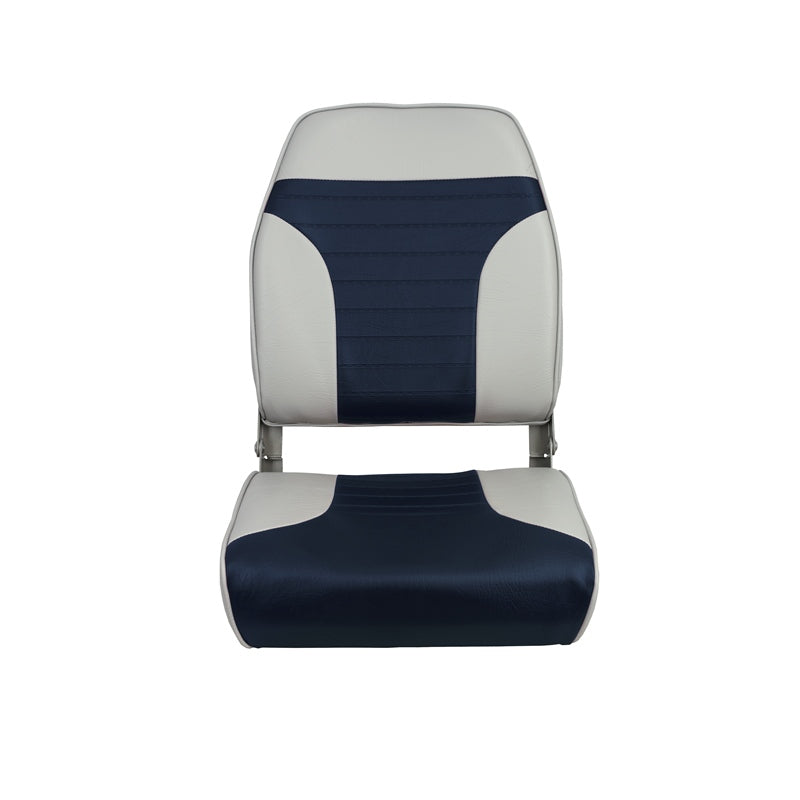 Springfield Marine Hi Back Seat Fold Gry/Blue Chairs - view 4