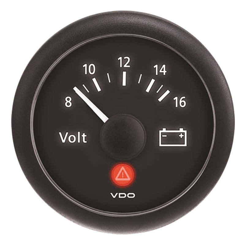 VOLTMETER BLK 8-16V