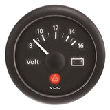VOLTMETER BLK 8-16V
