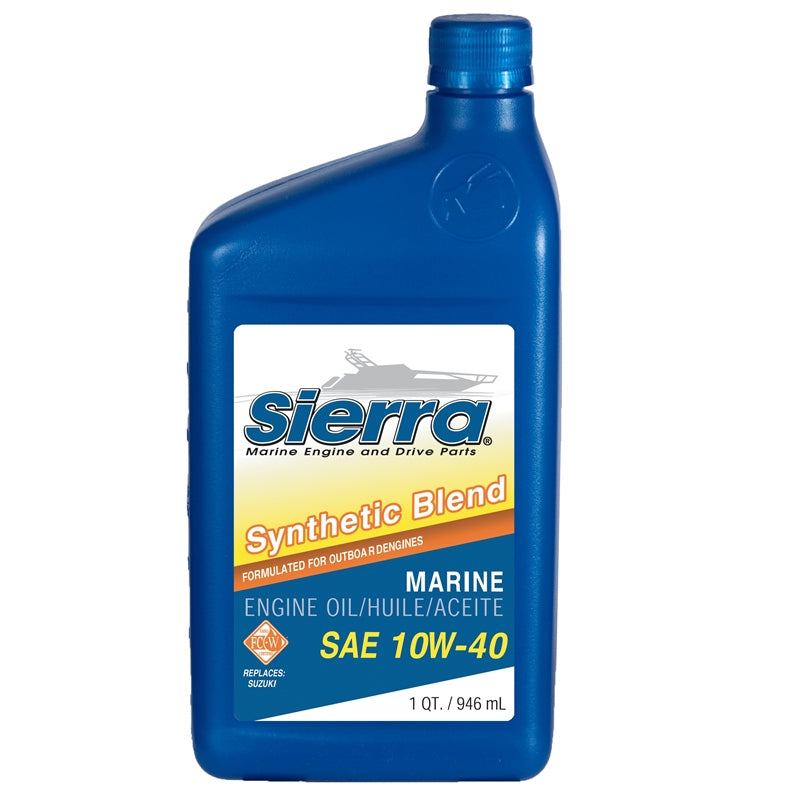 O/B OIL 10W40 SMI/SYN QT MPN-18-9551-2
