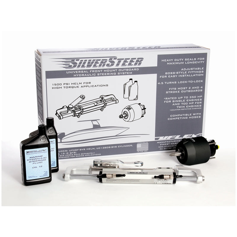 Uflex O/B Hydraulic Steering Kit 300HP, model SILVERSTEER 2.0B, Hydraulic Steering