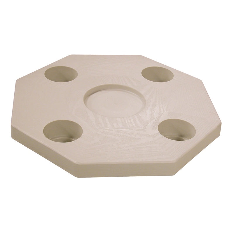 TABLE TOP OCTAGONAL 18" IVORY