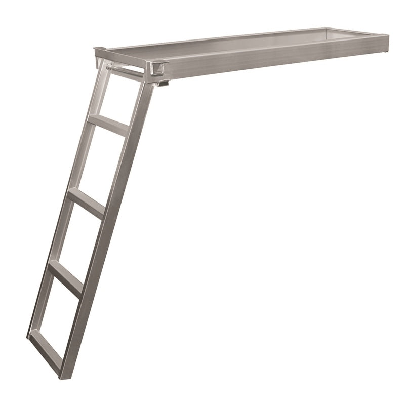 JIF Marine Under Deck Pontoon Ladder 4 Step, model CSD2, Tables Ladders