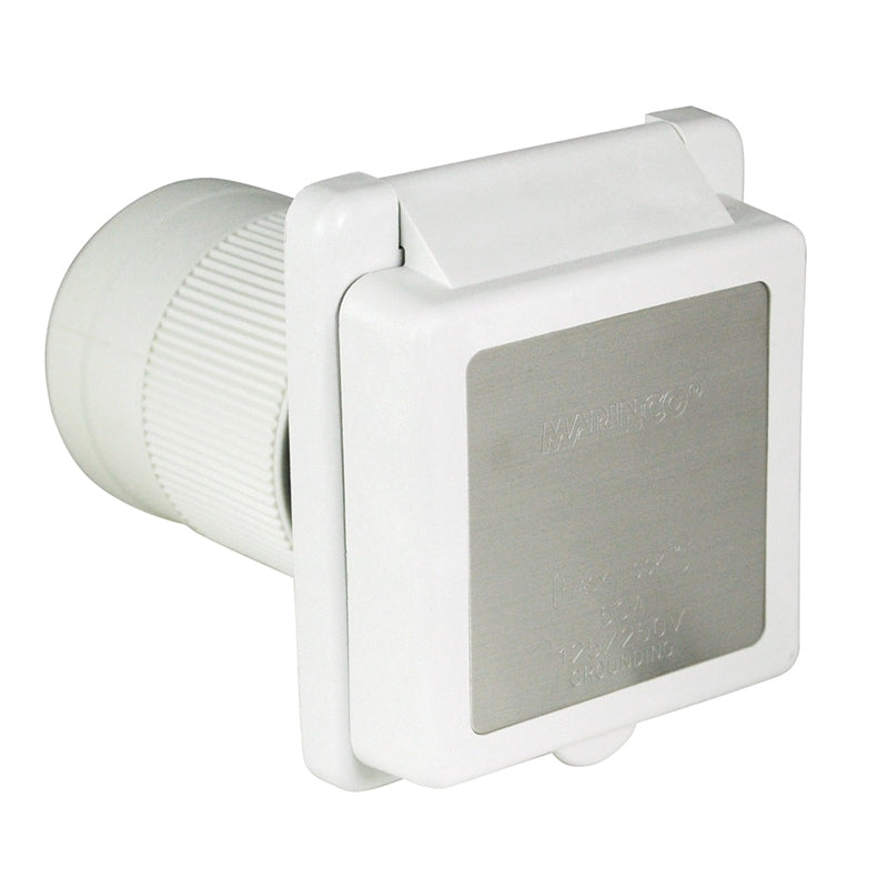 50A 125/250V POWER INLET WHT MPN-6353EL-B