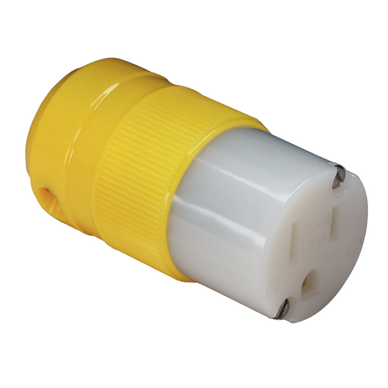 15AMP 125V FEMALE CONN STRAIT BLADE
