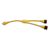 Y-ADPT MALE 30A 125V TO FML 30A 125V X2 MPN-157AY