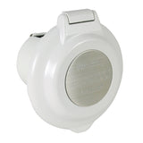 30AMP 125V CONTOUR POWER INLET WHT MPN-304EL-B
