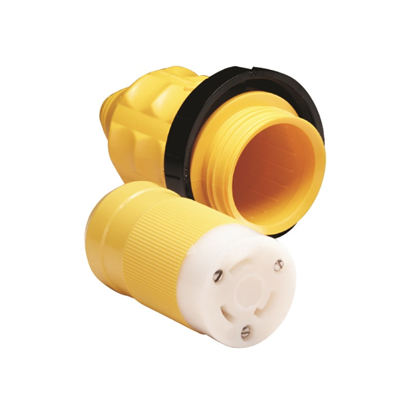 30AMP 125V FEMALE CONNECTOR W/THRD RING MPN-305CRCN.VPK