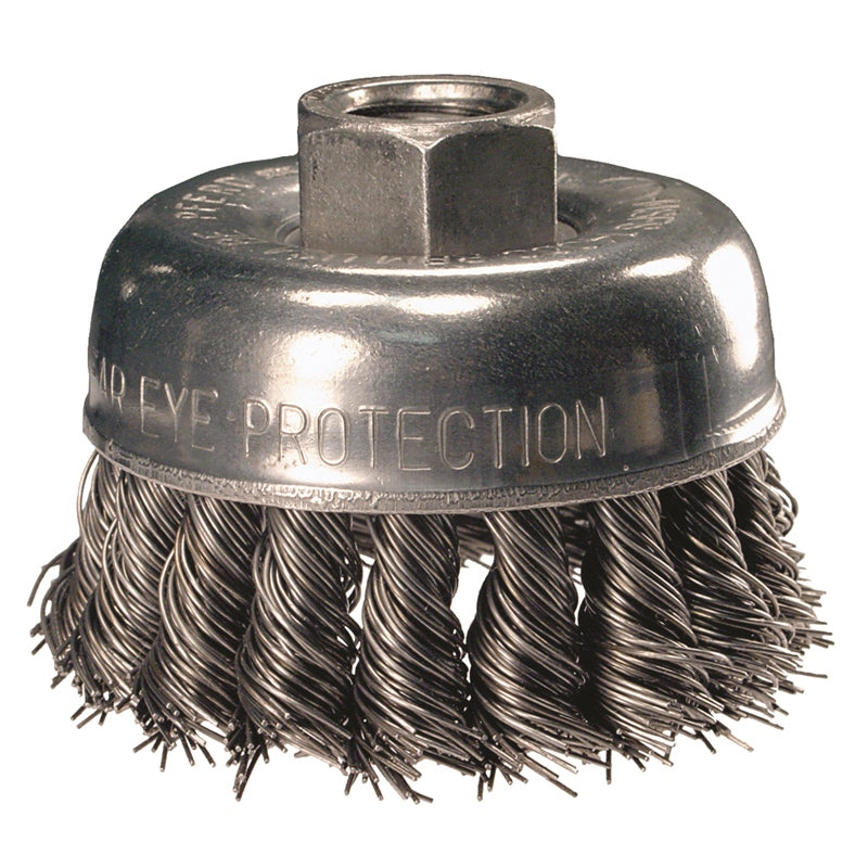 Pferd 4" Cup Brush Knot 5/8-11, model 82523, Brushes Tools