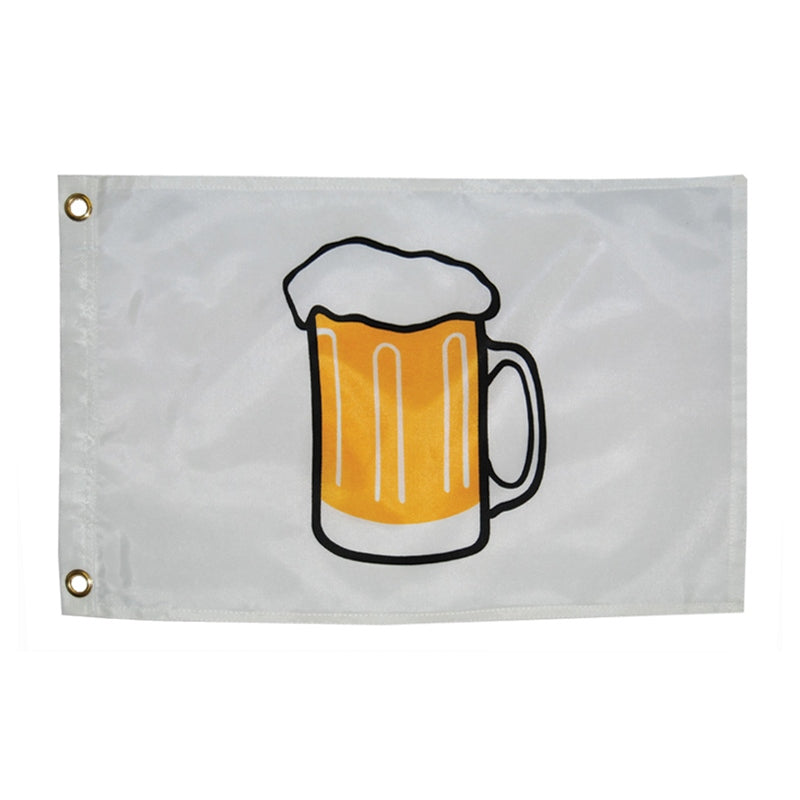 FLAG 12X18 BEER ABOARD MPN-9218