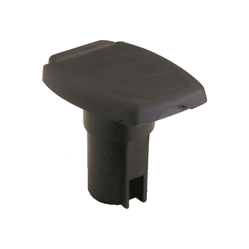 LIGHT BASE 2-PIN LOCK/C OVAL BLK ANGLED MPN-91022-7