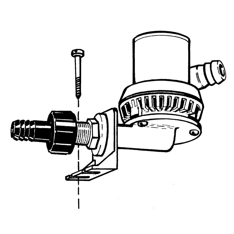Attwood Tsunami Mk2 T/H Aerator Pump 90* 800GPH, model 5654-4, Commercial Pumps