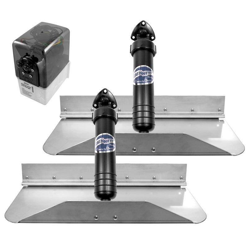 Bennett Marine Trim Tab Set Hydr 9X12 Default - view 3
