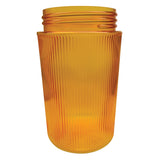 6" PLASTIC AMBER FLATTOP MPN-518 AMBER