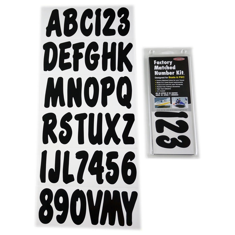 LETTER KIT BLACK MPN-BLK200EC