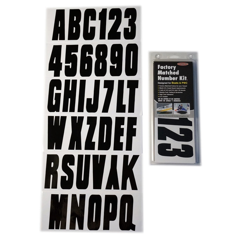 BLACK LETTER KIT MPN-BLK350EC