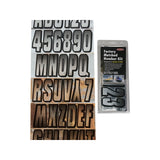 Hardline Products Letter Kit Chr/Blk, model CHBKG300, General Accesories