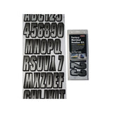 Hardline Products Letter Kit Sil/Blk, model SIBKG300, General Accesories