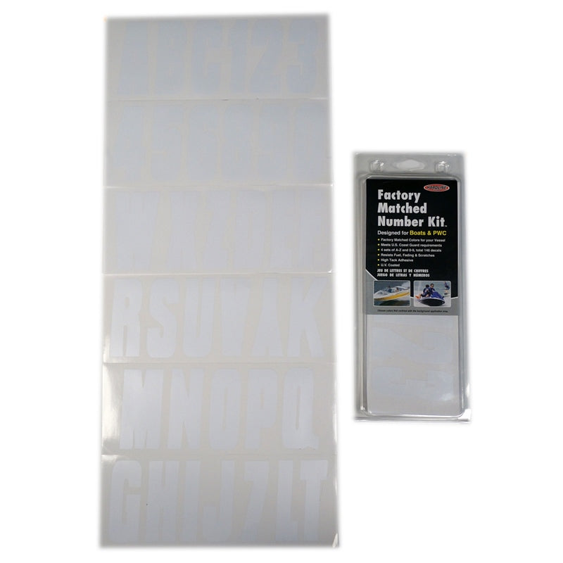 WHITE LETTER KIT MPN-WHI350EC